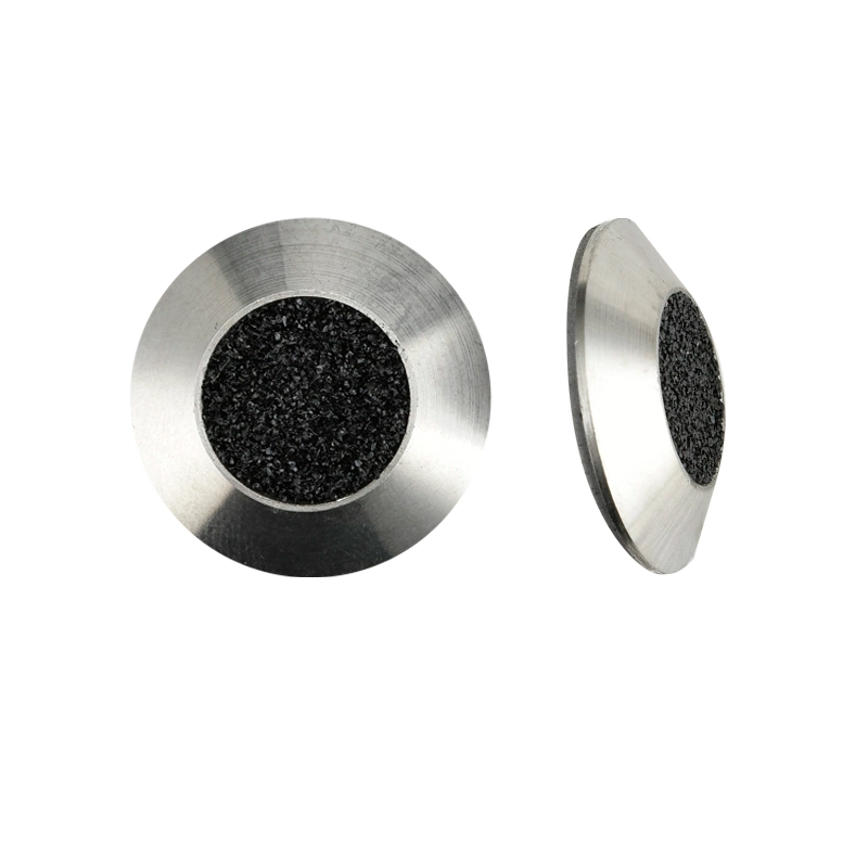 25mm Stainless Steel Tactile Indicator Paving Studs Nails with Black Carborundum