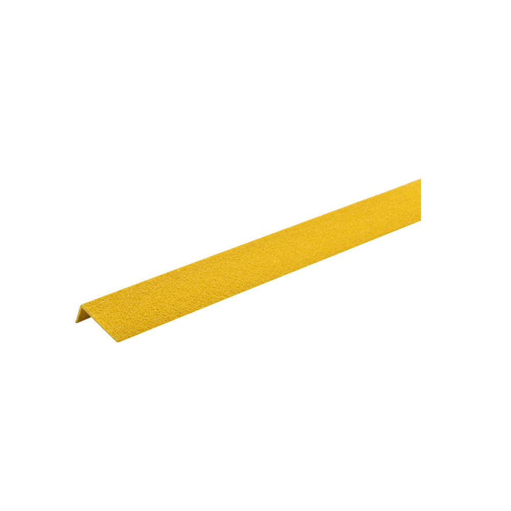 Yellow/black Fiberglass Stair Nosing Carborundum Surface RY-SN601